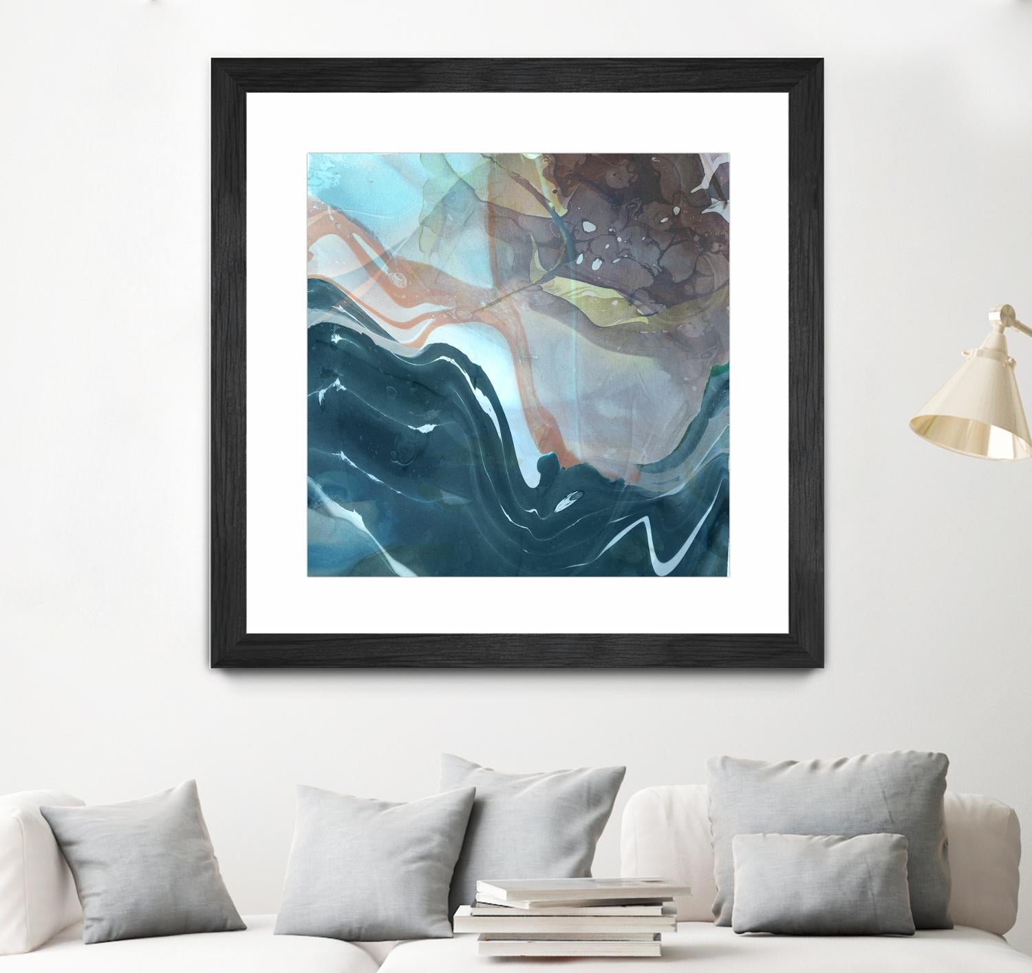 Coastal by THE Studio on GIANT ART - brown abstract