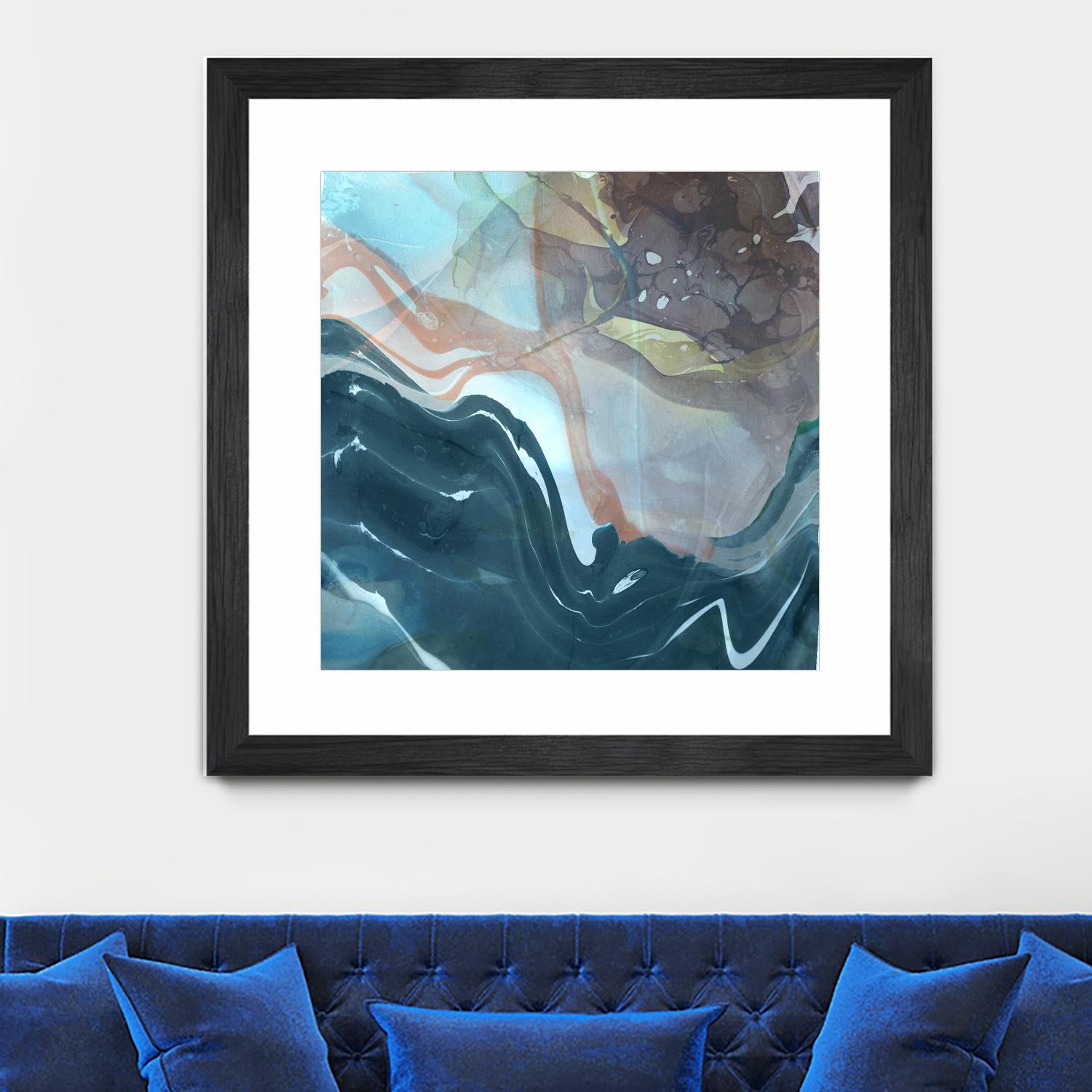 Coastal by THE Studio on GIANT ART - brown abstract