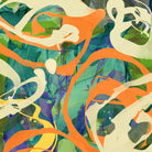 Swirls in Motion by THE Studio on GIANT ART - green abstract