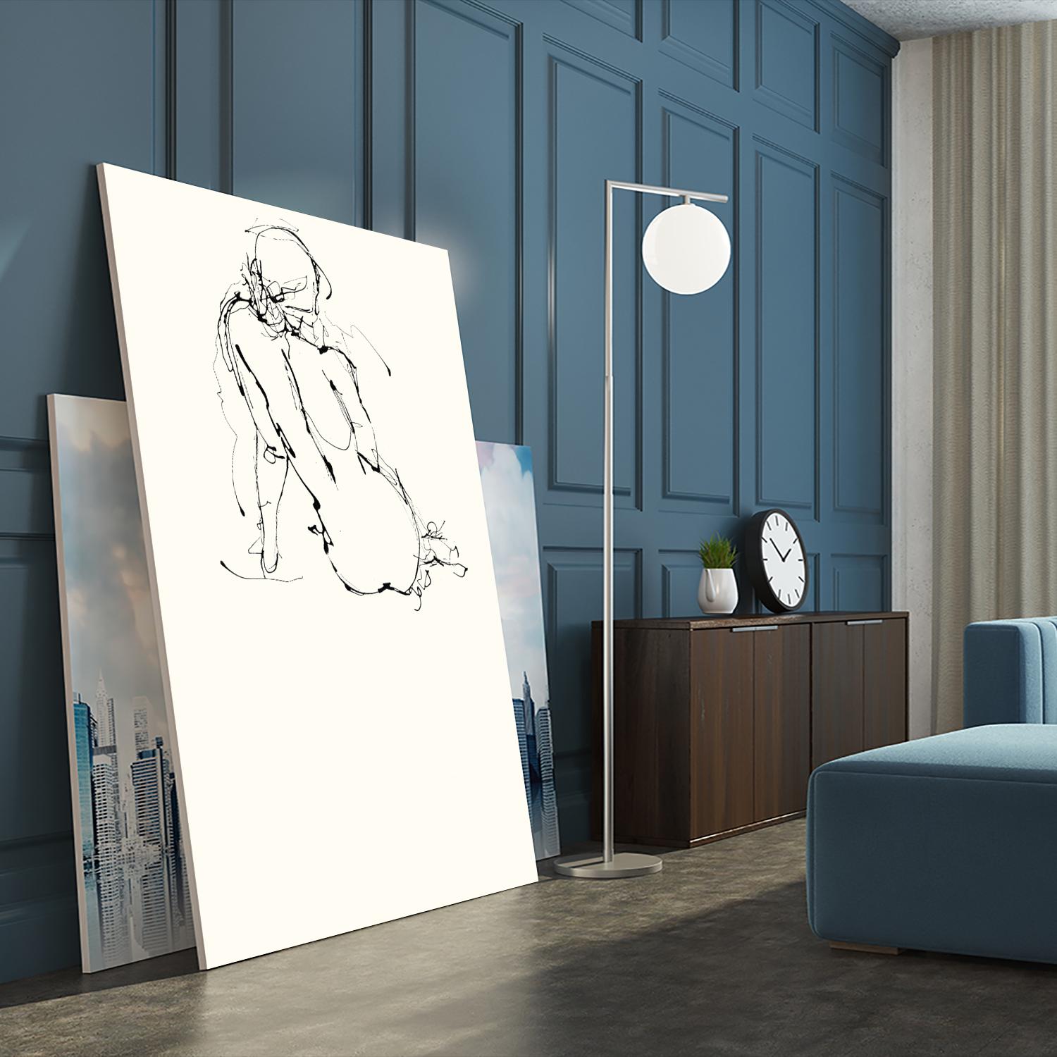 Contour Figure 4 by Stefano Altamura on GIANT ART - black men and women