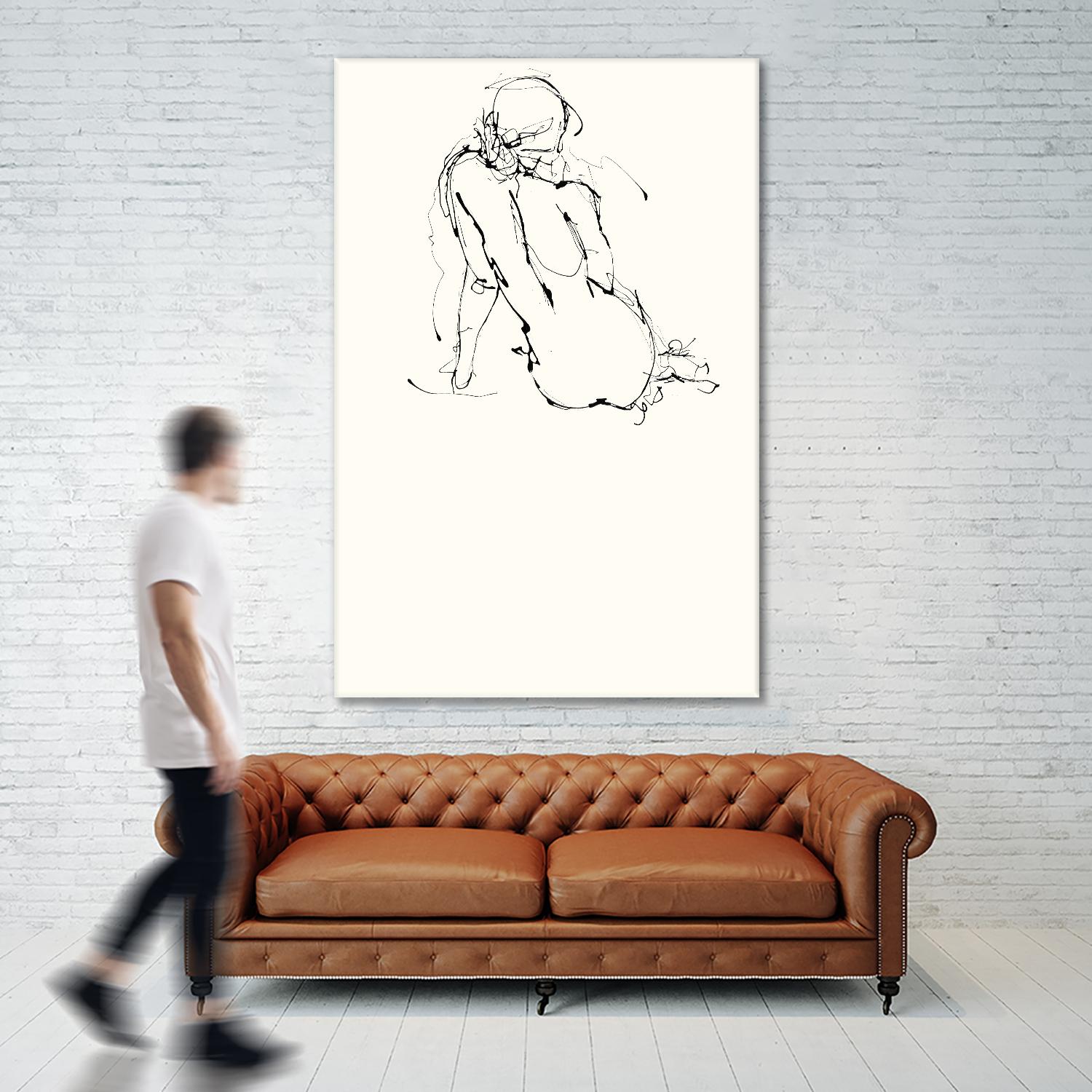 Contour Figure 4 by Stefano Altamura on GIANT ART - black men and women