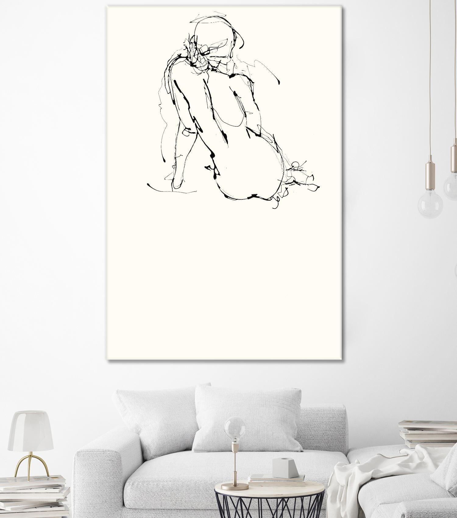 Contour Figure 4 by Stefano Altamura on GIANT ART - black men and women