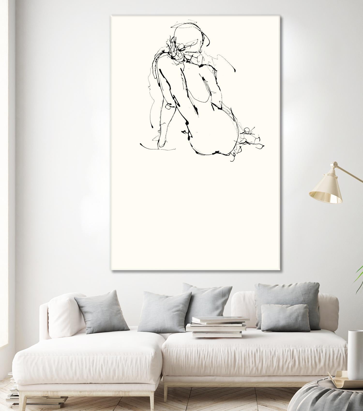 Contour Figure 4 by Stefano Altamura on GIANT ART - black men and women