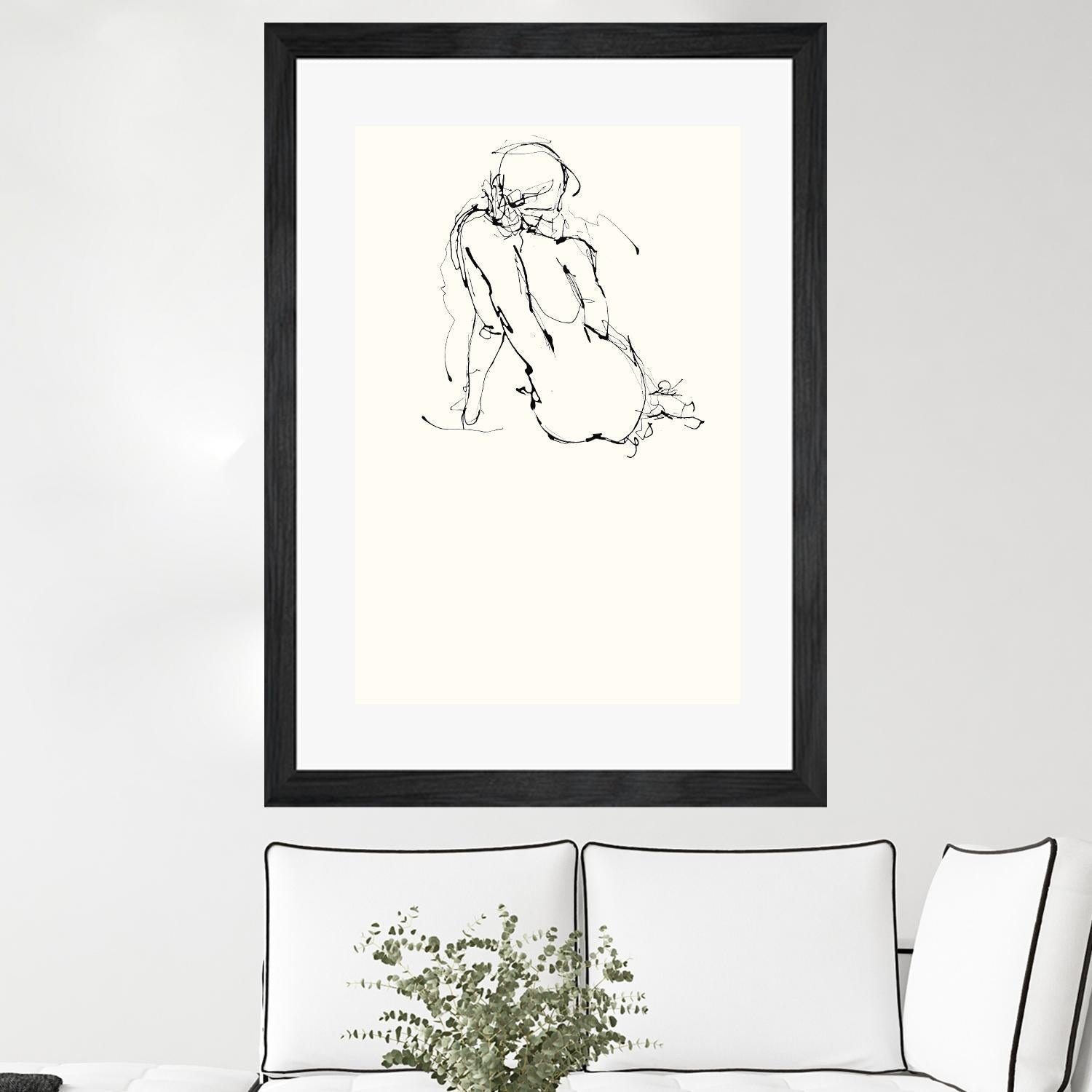Contour Figure 4 by Stefano Altamura on GIANT ART - black men and women