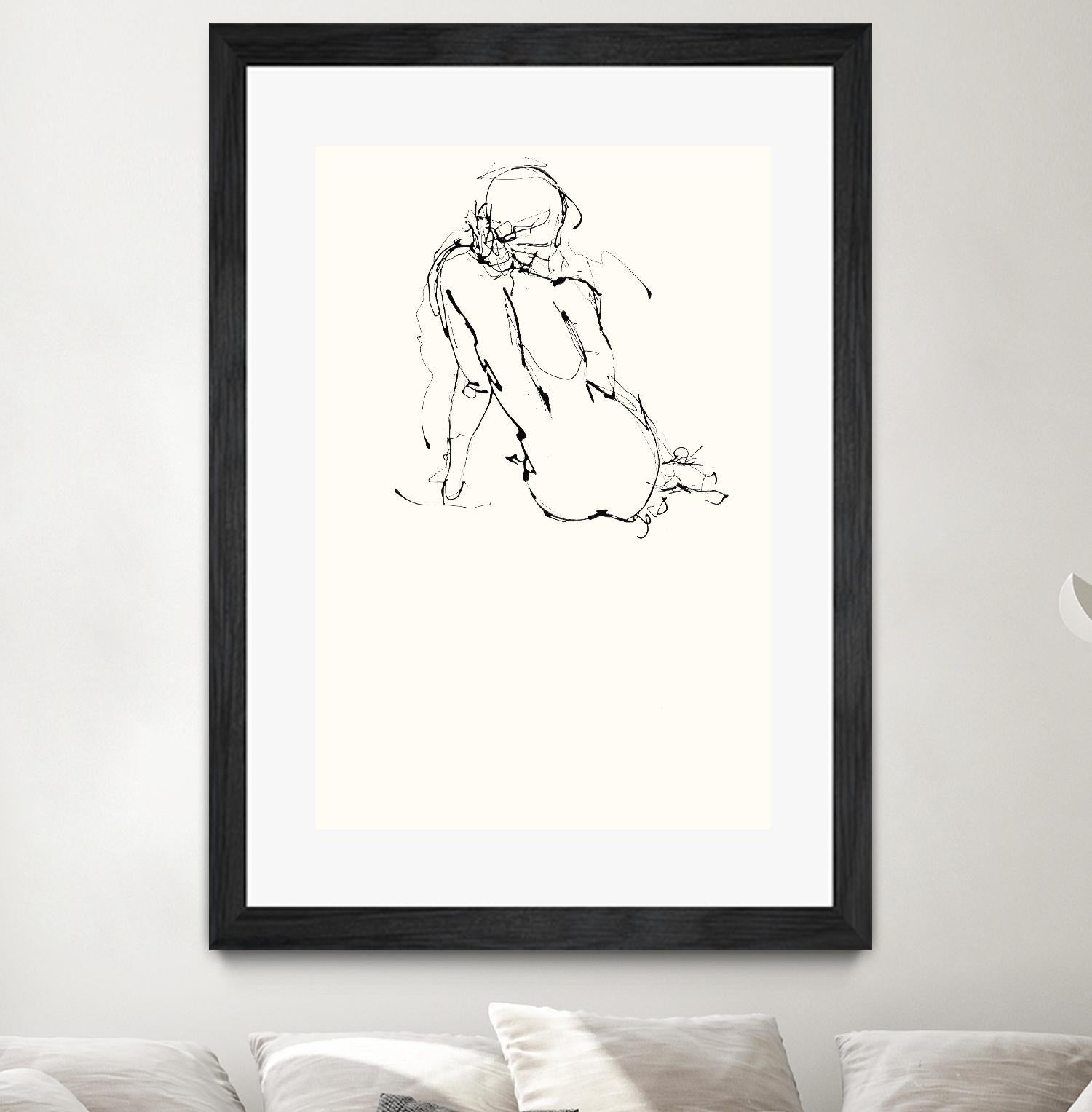 Contour Figure 4 by Stefano Altamura on GIANT ART - black men and women