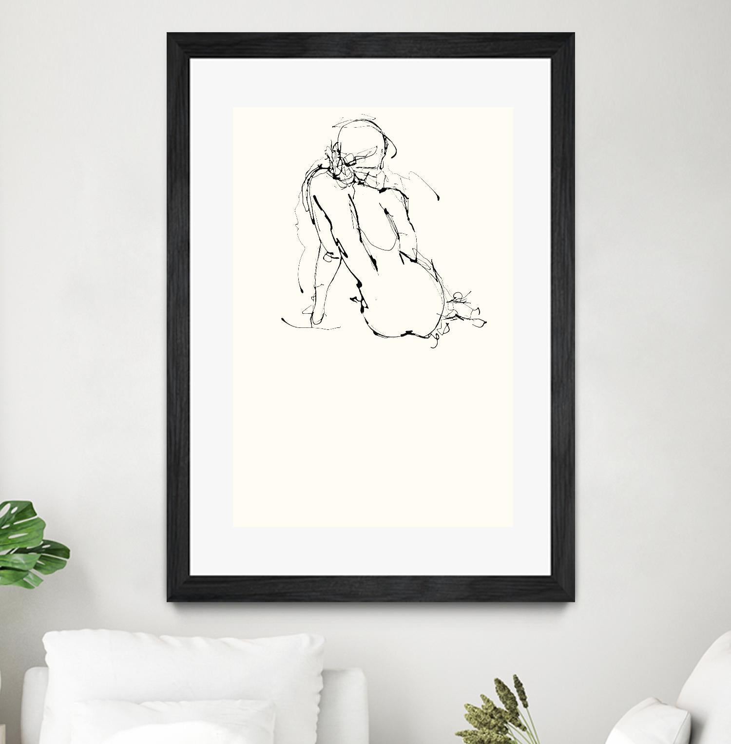 Contour Figure 4 by Stefano Altamura on GIANT ART - black men and women