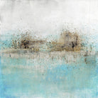 Granulated Aquamarine by Maeve Harris on GIANT ART - grey abstract