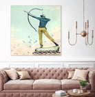 Hipster Archer by THE Studio on GIANT ART - beige contemporary