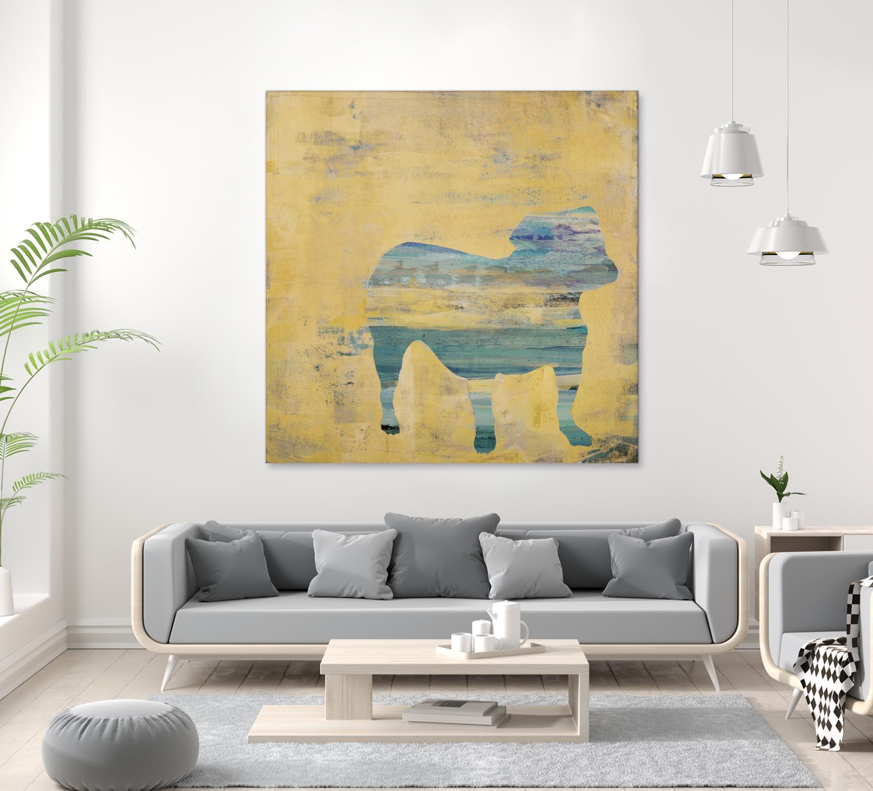 Best Friend 3 by Harris, Maeve Harris on GIANT ART - beige animals dog