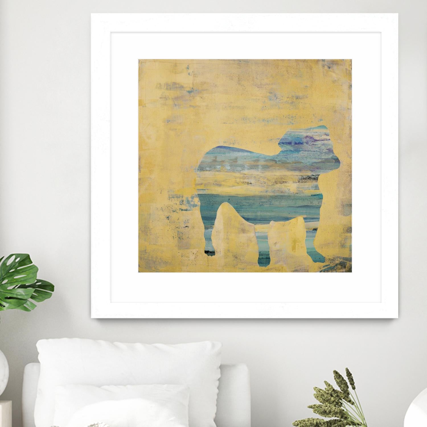 Best Friend 3 by Harris, Maeve Harris on GIANT ART - beige animals dog