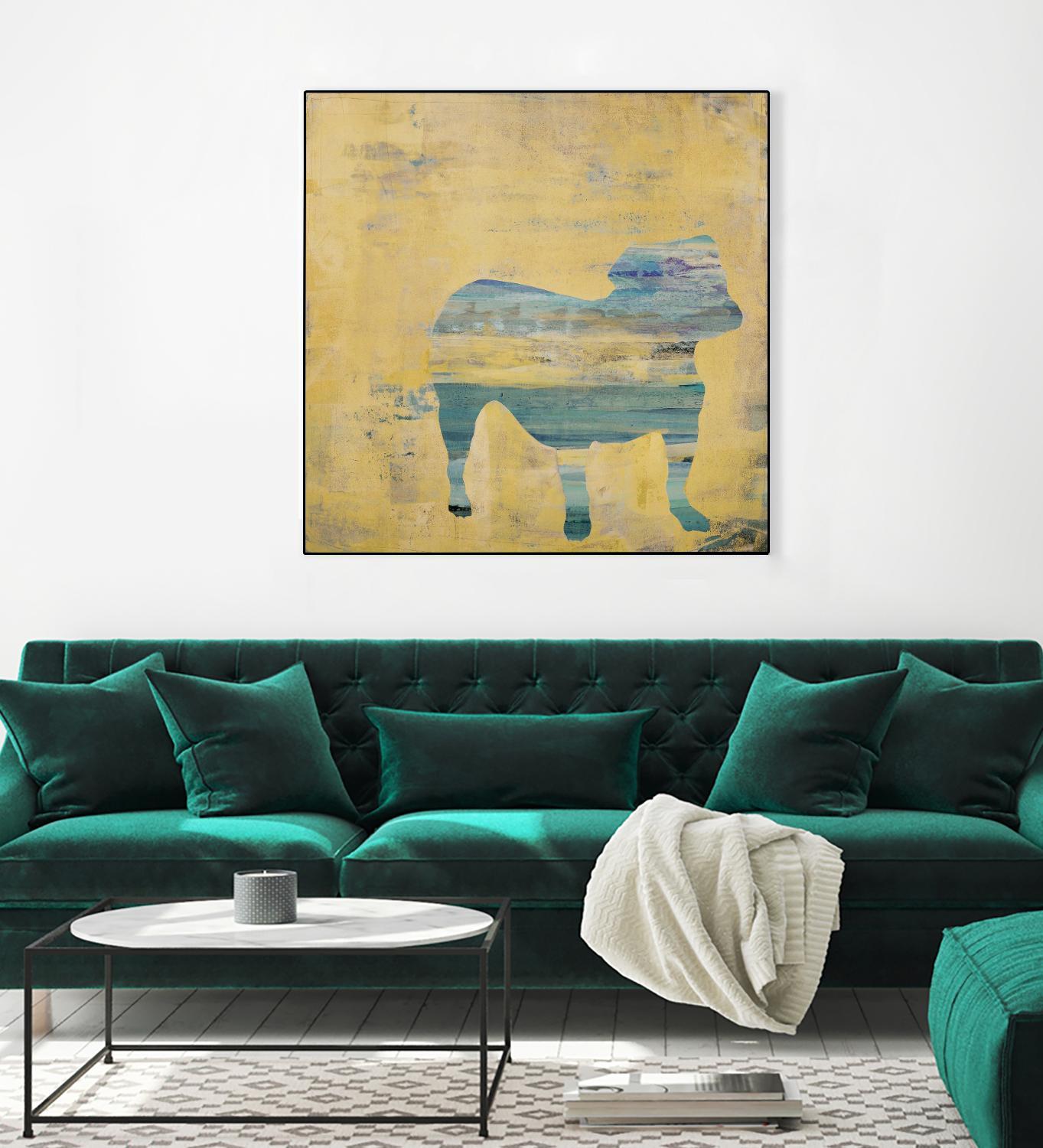 Best Friend 3 by Harris, Maeve Harris on GIANT ART - beige animals dog
