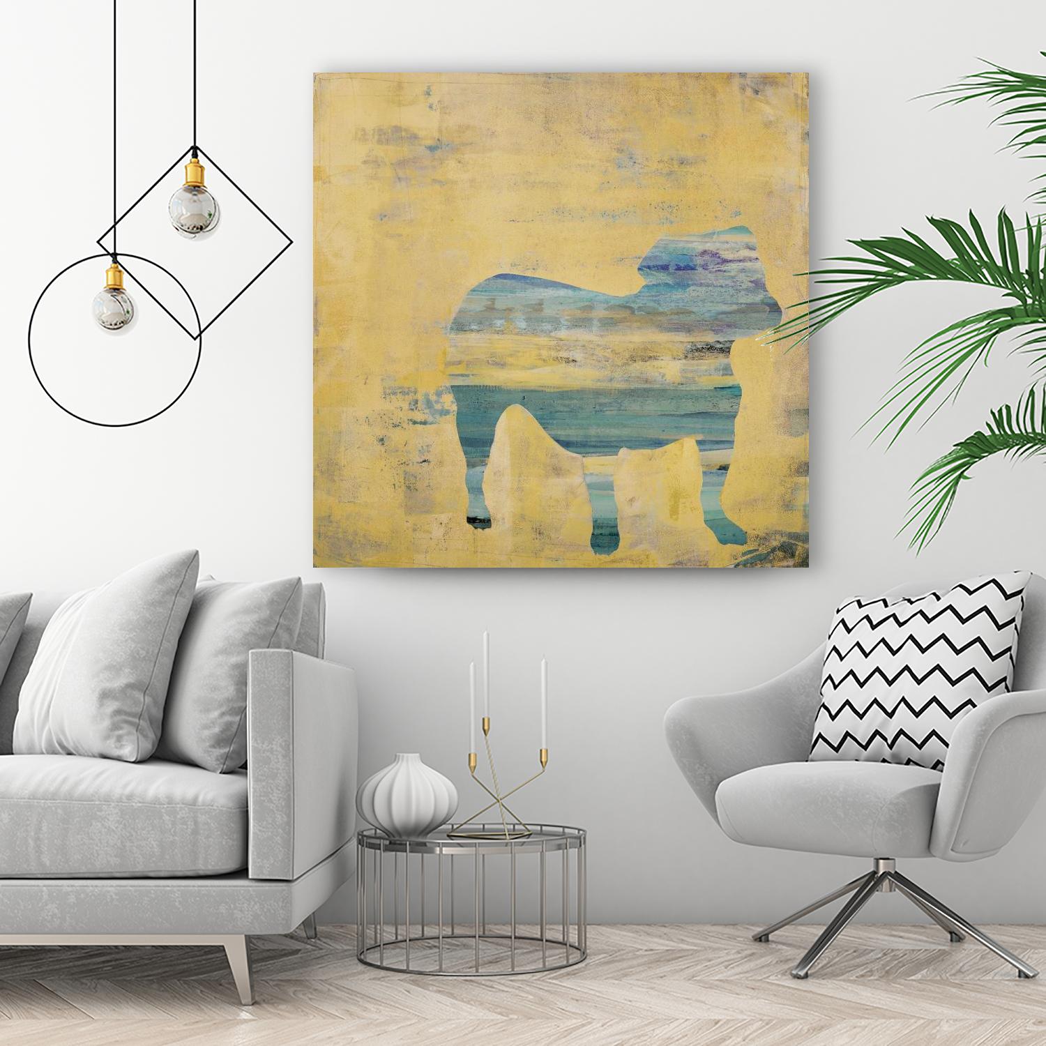 Best Friend 3 by Harris, Maeve Harris on GIANT ART - beige animals dog