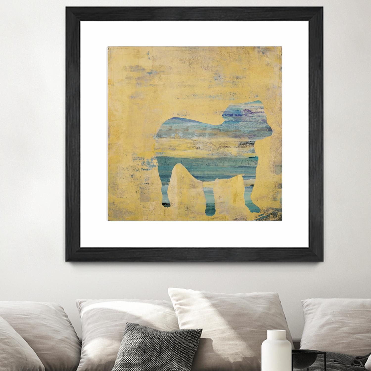 Best Friend 3 by Harris, Maeve Harris on GIANT ART - beige animals dog