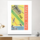 Mexico City Gymnastics 1968 by THE Studio on GIANT ART - red vintage