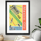 Mexico City Gymnastics 1968 by THE Studio on GIANT ART - red vintage