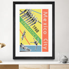 Mexico City Gymnastics 1968 by THE Studio on GIANT ART - red vintage