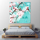 Crystalized Cherry Blossoms by THE Studio on GIANT ART - pink contemporary