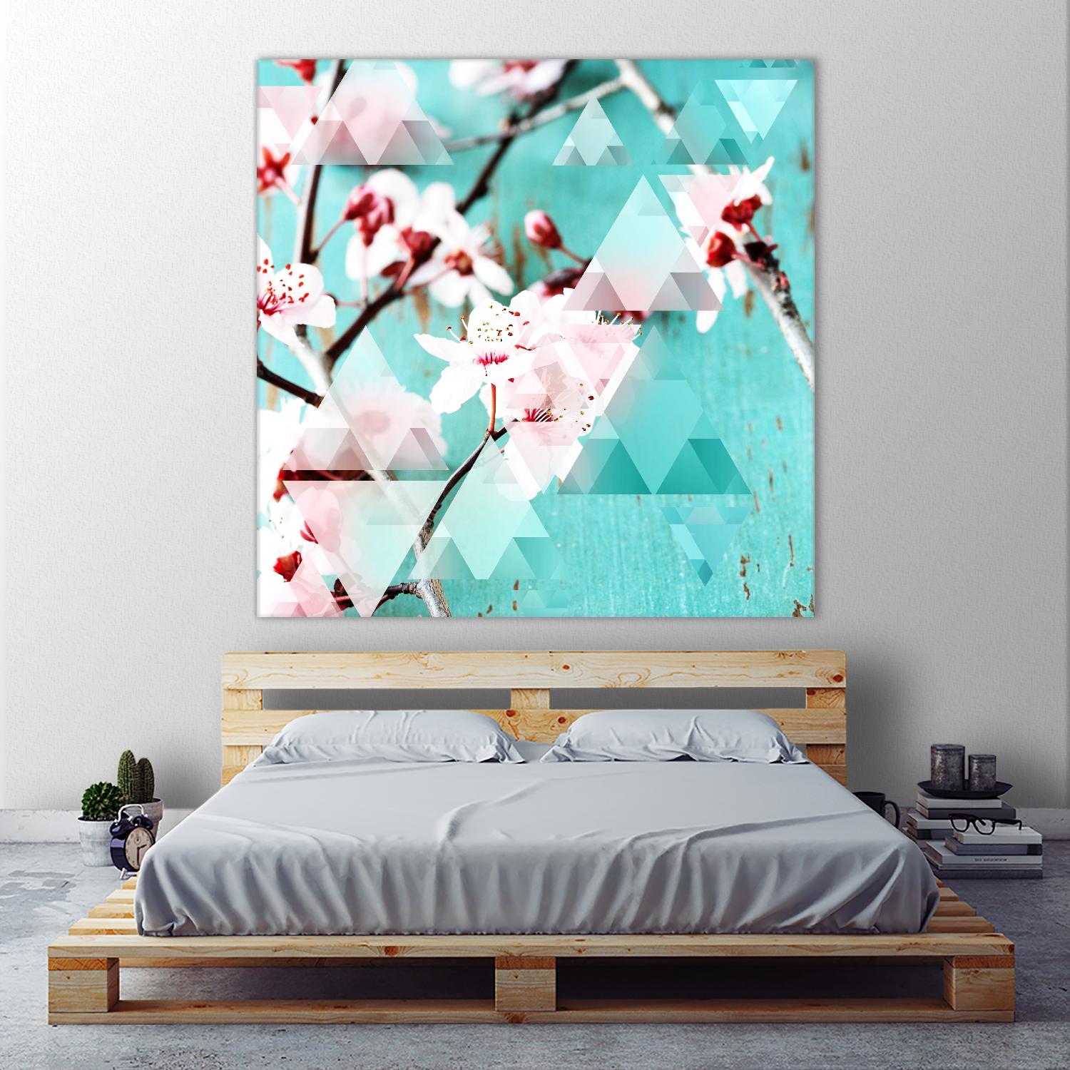 Crystalized Cherry Blossoms by THE Studio on GIANT ART - pink contemporary