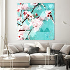 Crystalized Cherry Blossoms by THE Studio on GIANT ART - pink contemporary