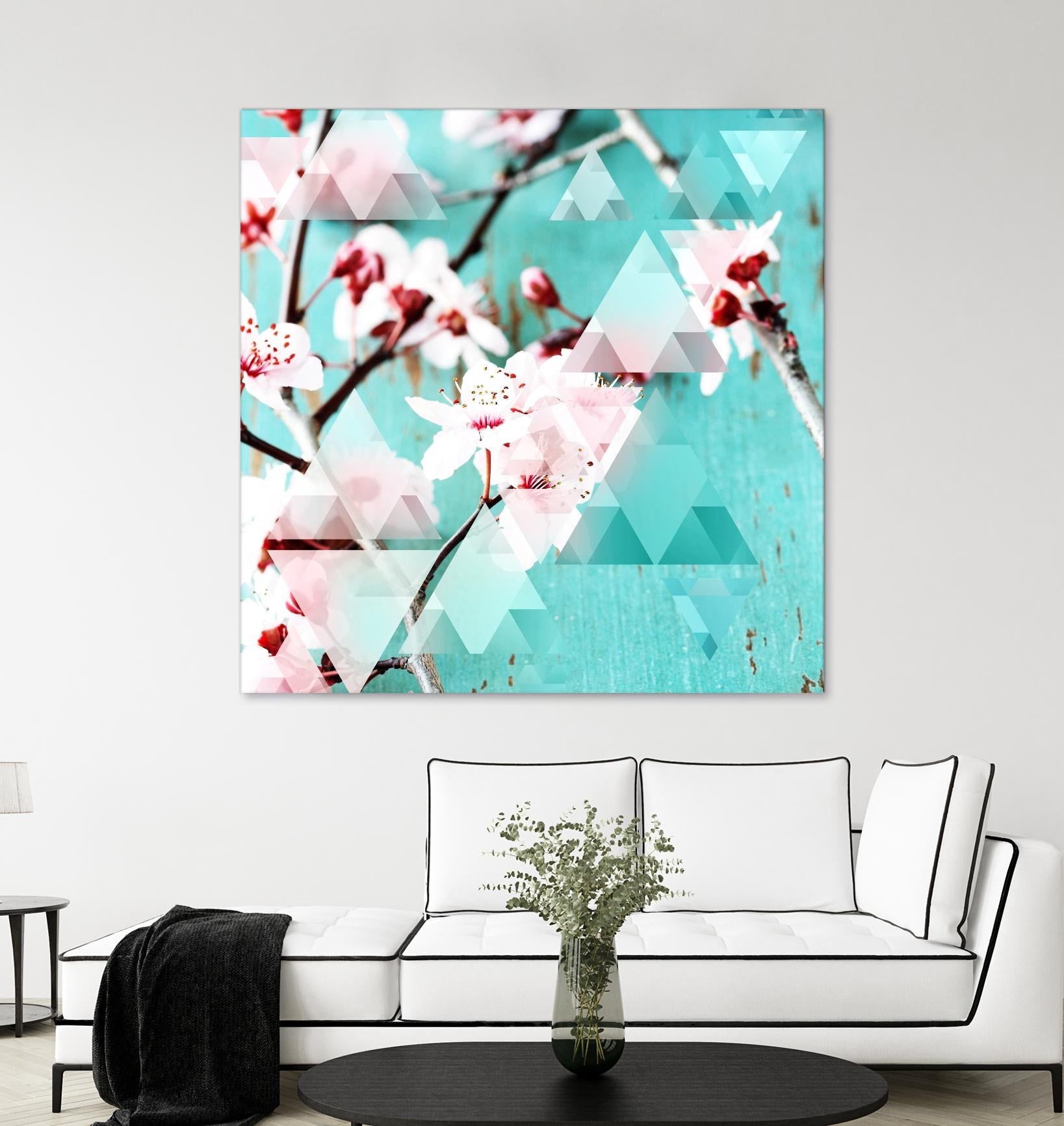 Crystalized Cherry Blossoms by THE Studio on GIANT ART - pink contemporary