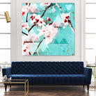 Crystalized Cherry Blossoms by THE Studio on GIANT ART - pink contemporary