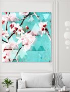 Crystalized Cherry Blossoms by THE Studio on GIANT ART - pink contemporary