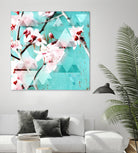 Crystalized Cherry Blossoms by THE Studio on GIANT ART - pink contemporary