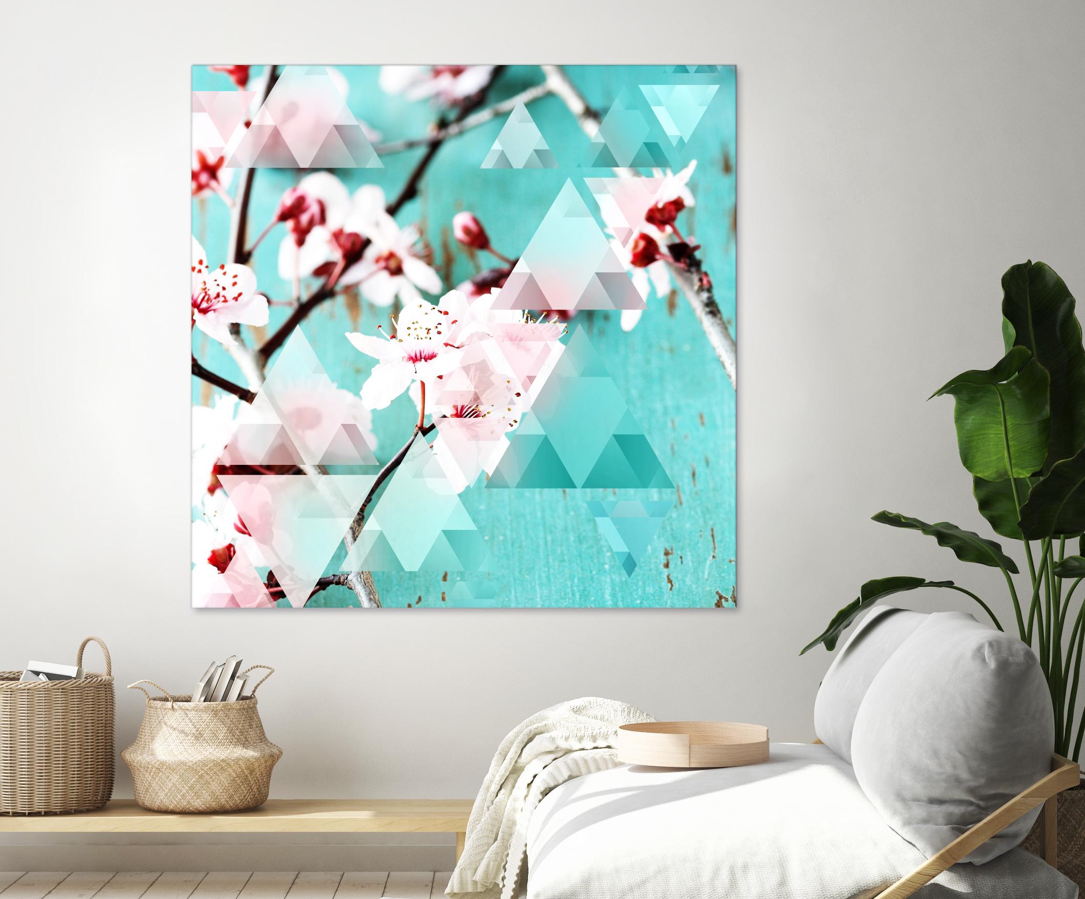 Crystalized Cherry Blossoms by THE Studio on GIANT ART - pink contemporary