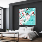 Crystalized Cherry Blossoms by THE Studio on GIANT ART - pink contemporary