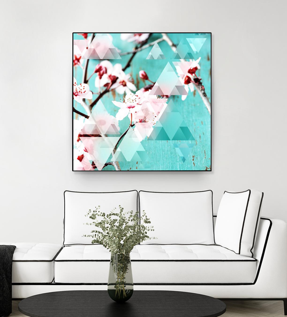 Crystalized Cherry Blossoms by THE Studio on GIANT ART - pink contemporary