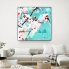 Crystalized Cherry Blossoms by THE Studio on GIANT ART - pink contemporary