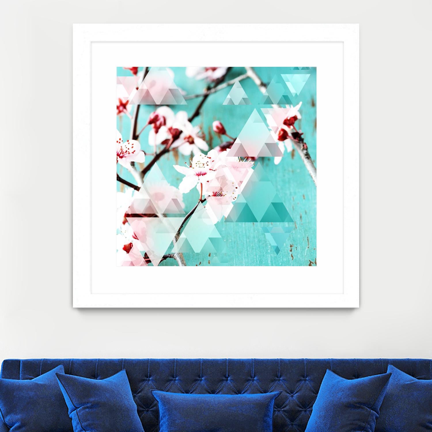 Crystalized Cherry Blossoms by THE Studio on GIANT ART - pink contemporary