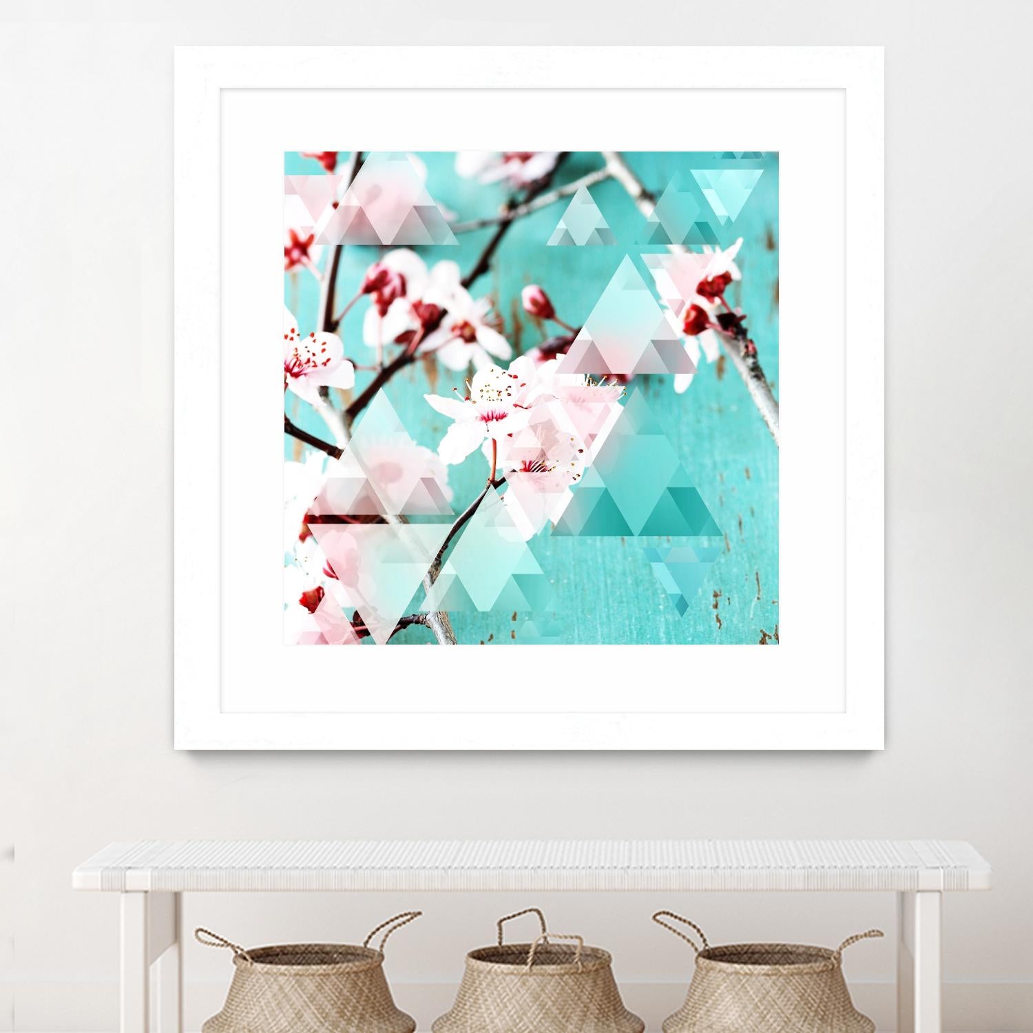 Crystalized Cherry Blossoms by THE Studio on GIANT ART - pink contemporary