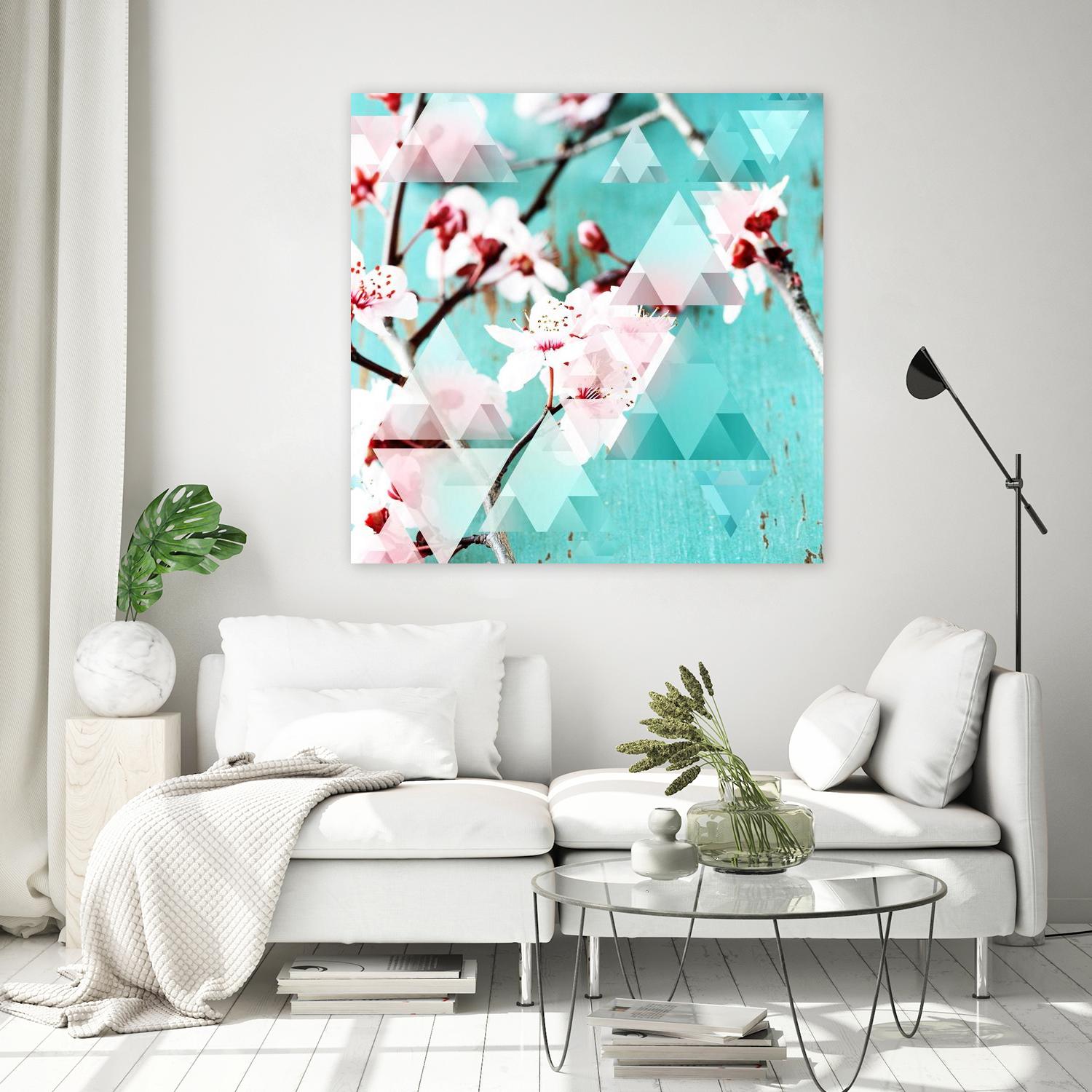 Crystalized Cherry Blossoms by THE Studio on GIANT ART - pink contemporary