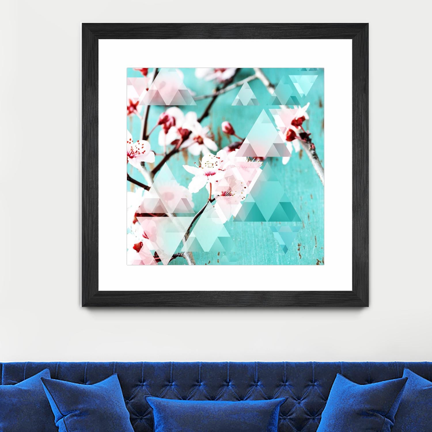 Crystalized Cherry Blossoms by THE Studio on GIANT ART - pink contemporary