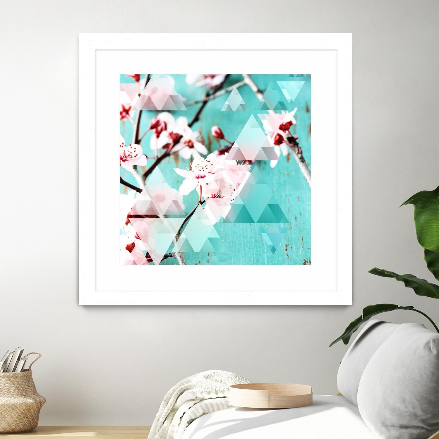 Crystalized Cherry Blossoms by THE Studio on GIANT ART - pink contemporary