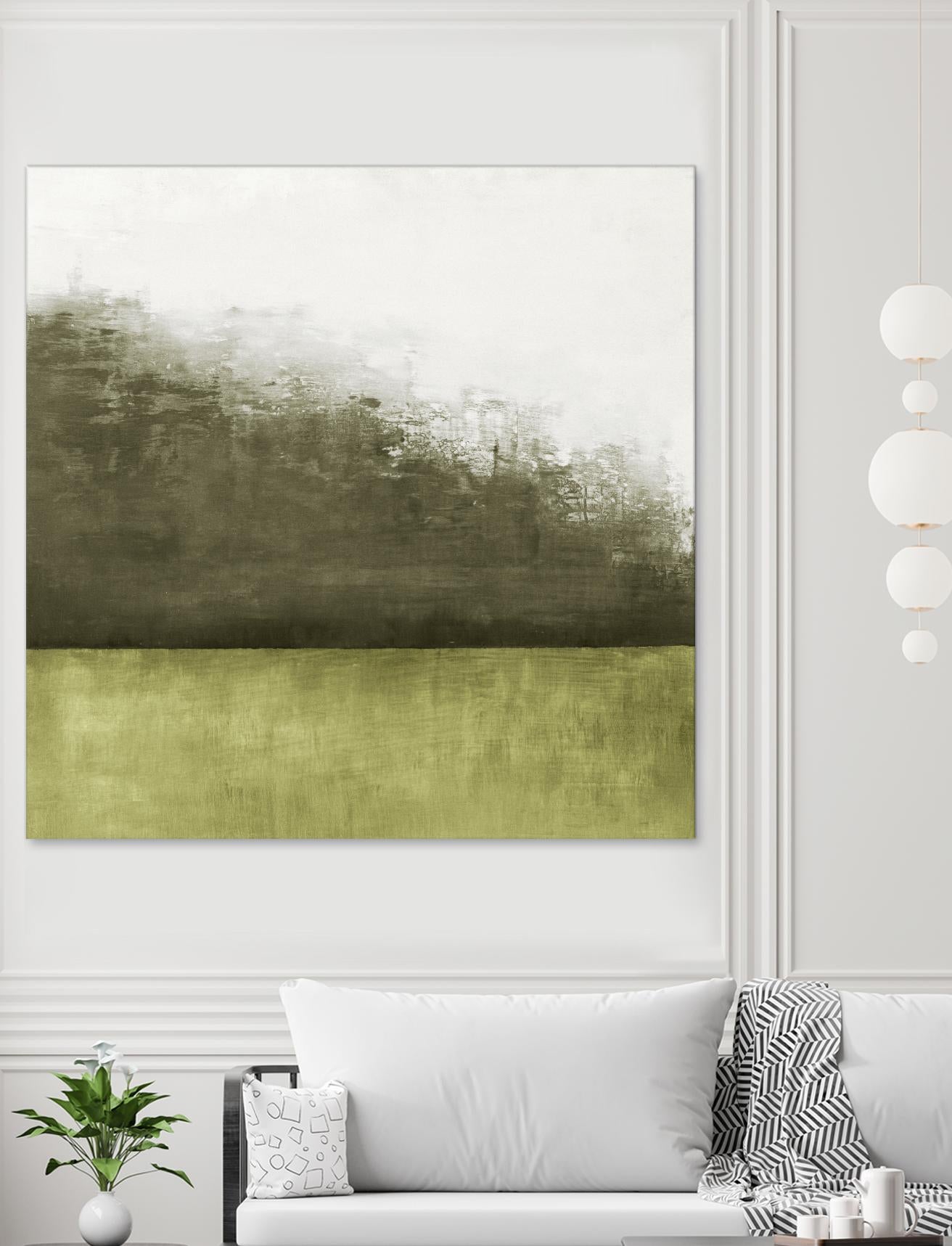 Of the Season C by Danna Harvey on GIANT ART - green landscape