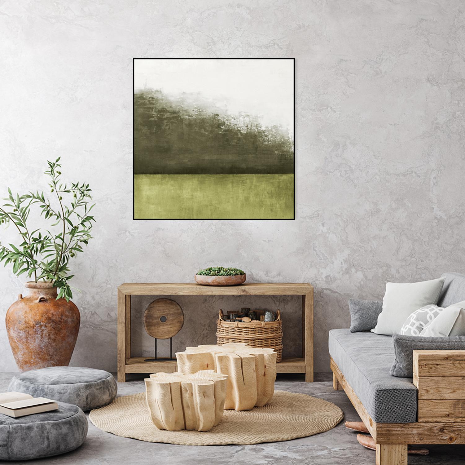 Of the Season C by Danna Harvey on GIANT ART - green landscape