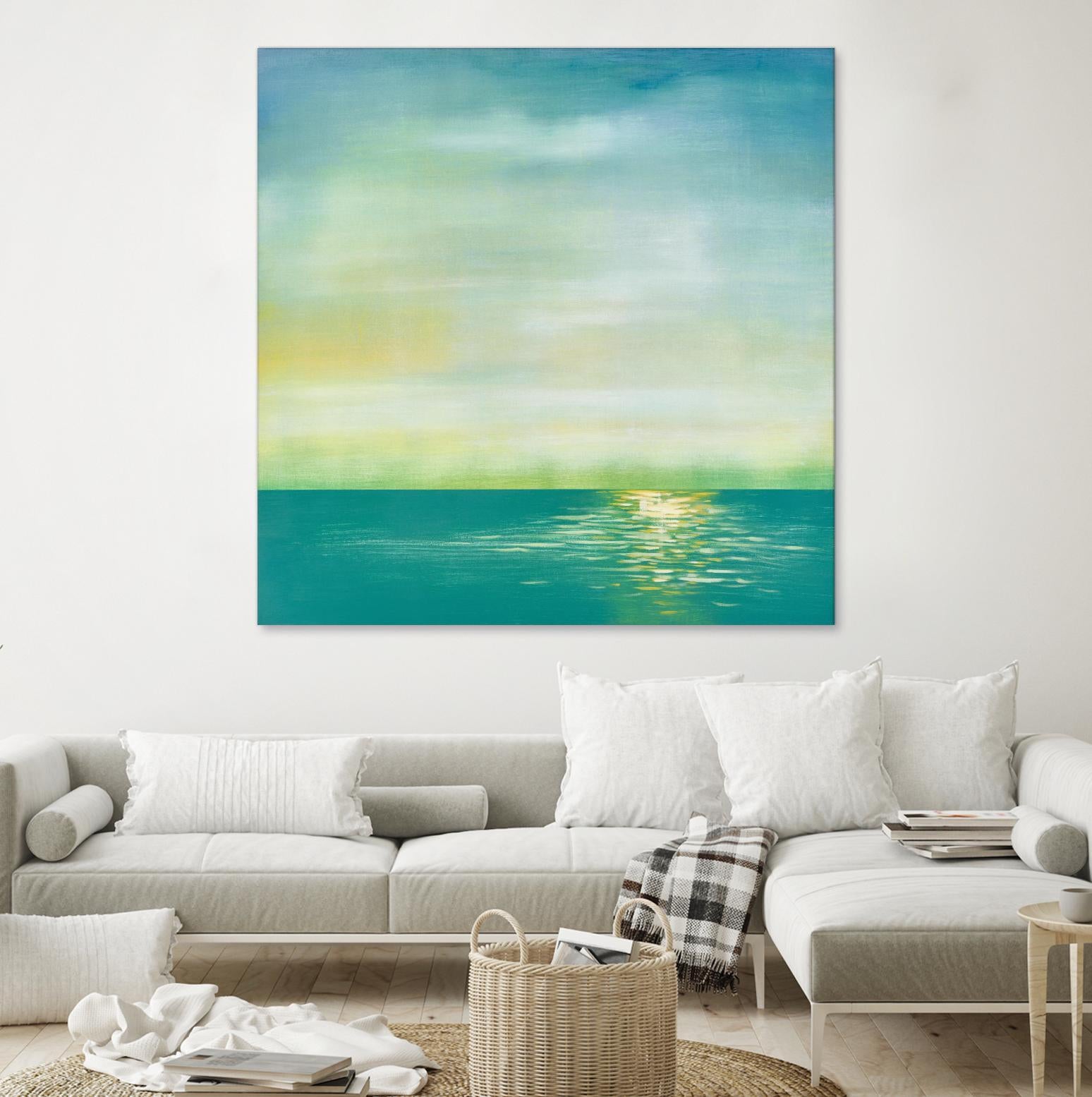 Tranquil 1 by Horton, Adam Horton on GIANT ART - blue landscapes transitional