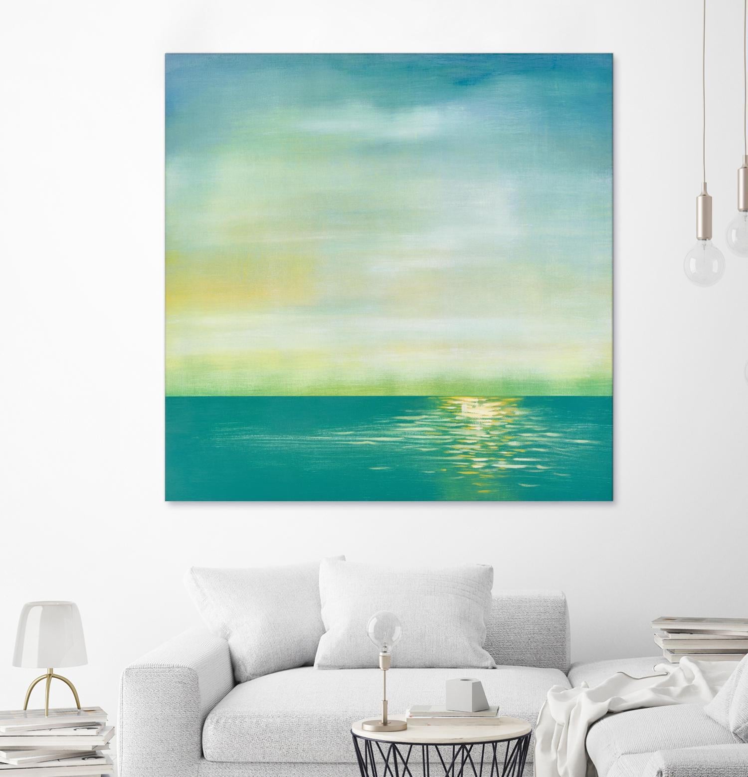 Tranquil 1 by Horton, Adam Horton on GIANT ART - blue landscapes transitional