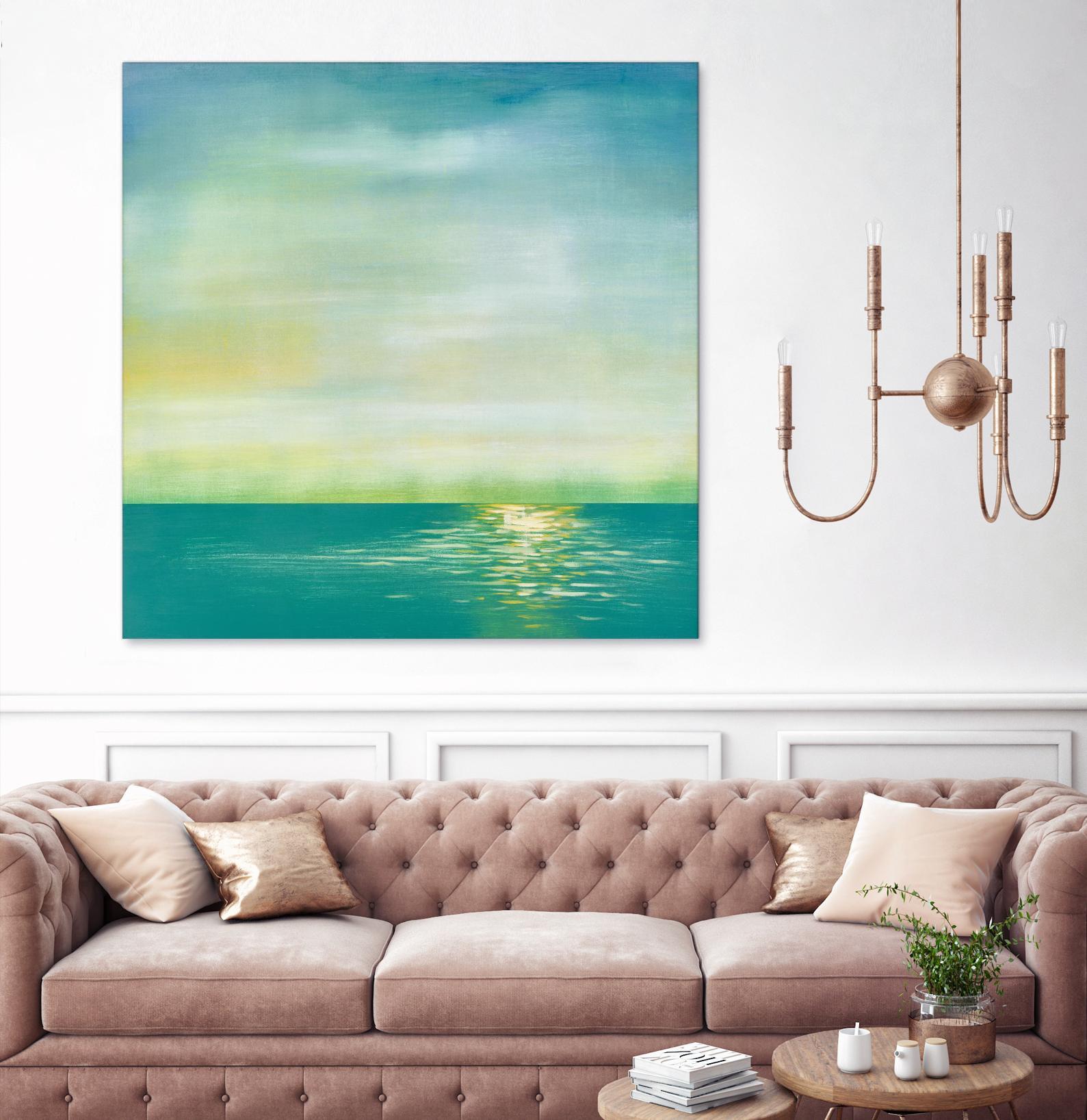 Tranquil 1 by Horton, Adam Horton on GIANT ART - blue landscapes transitional