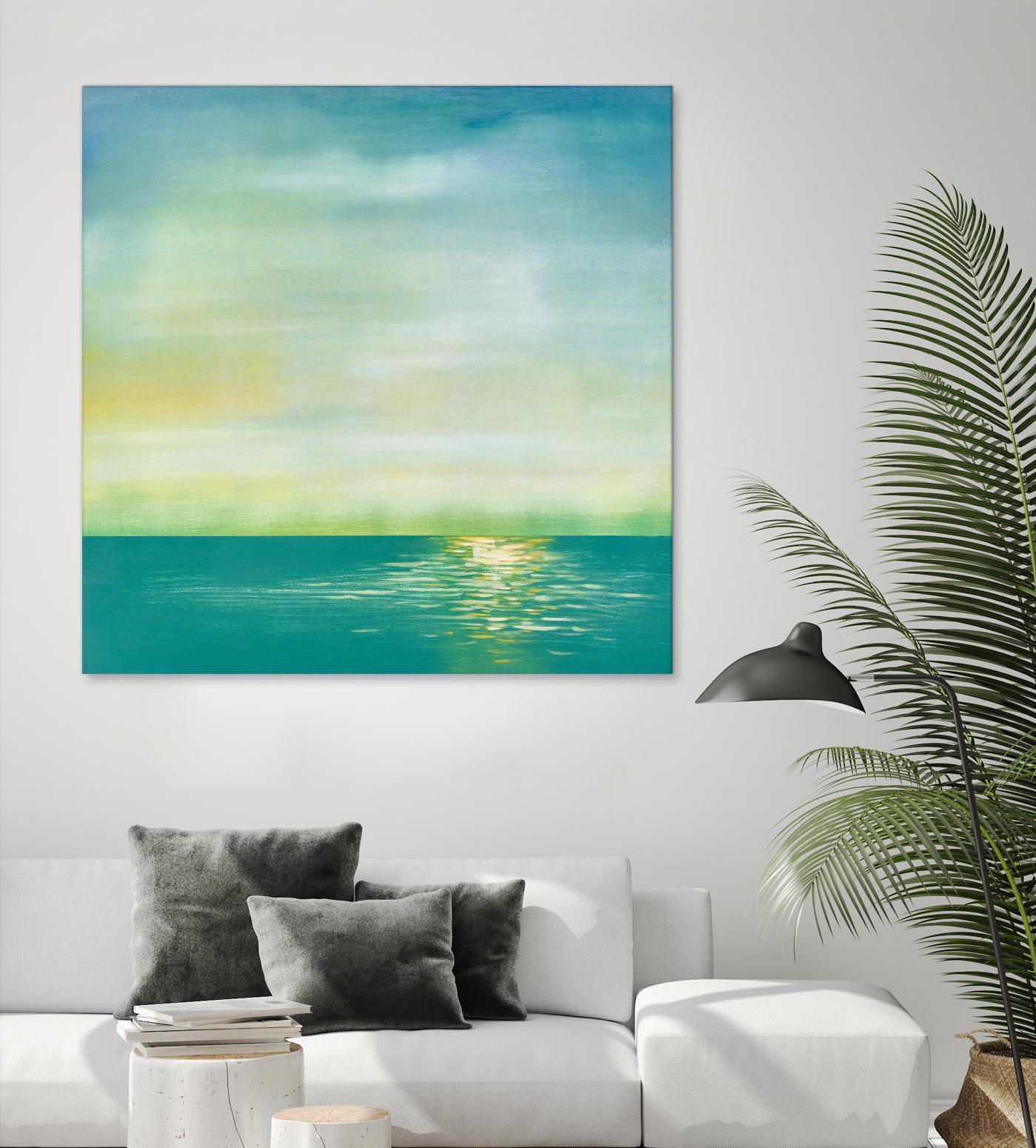 Tranquil 1 by Horton, Adam Horton on GIANT ART - blue landscapes transitional