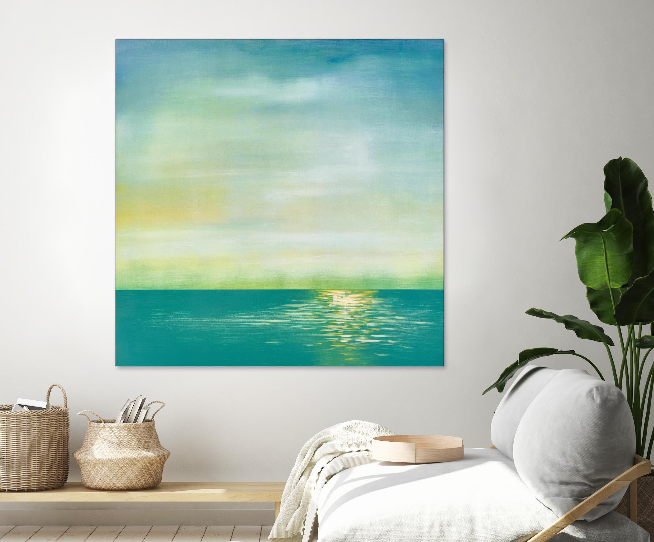 Tranquil 1 by Horton, Adam Horton on GIANT ART - blue landscapes transitional