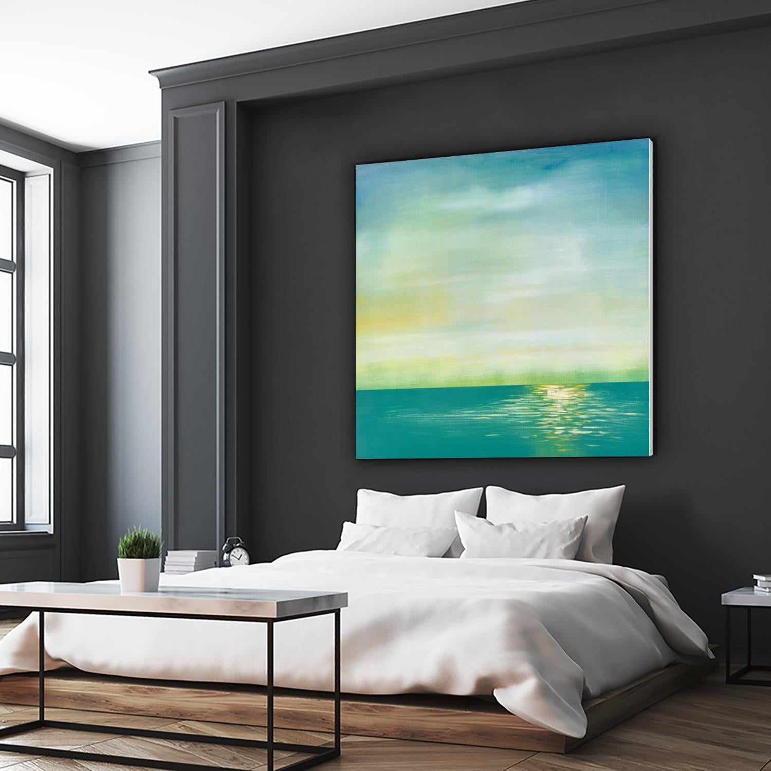 Tranquil 1 by Horton, Adam Horton on GIANT ART - blue landscapes transitional