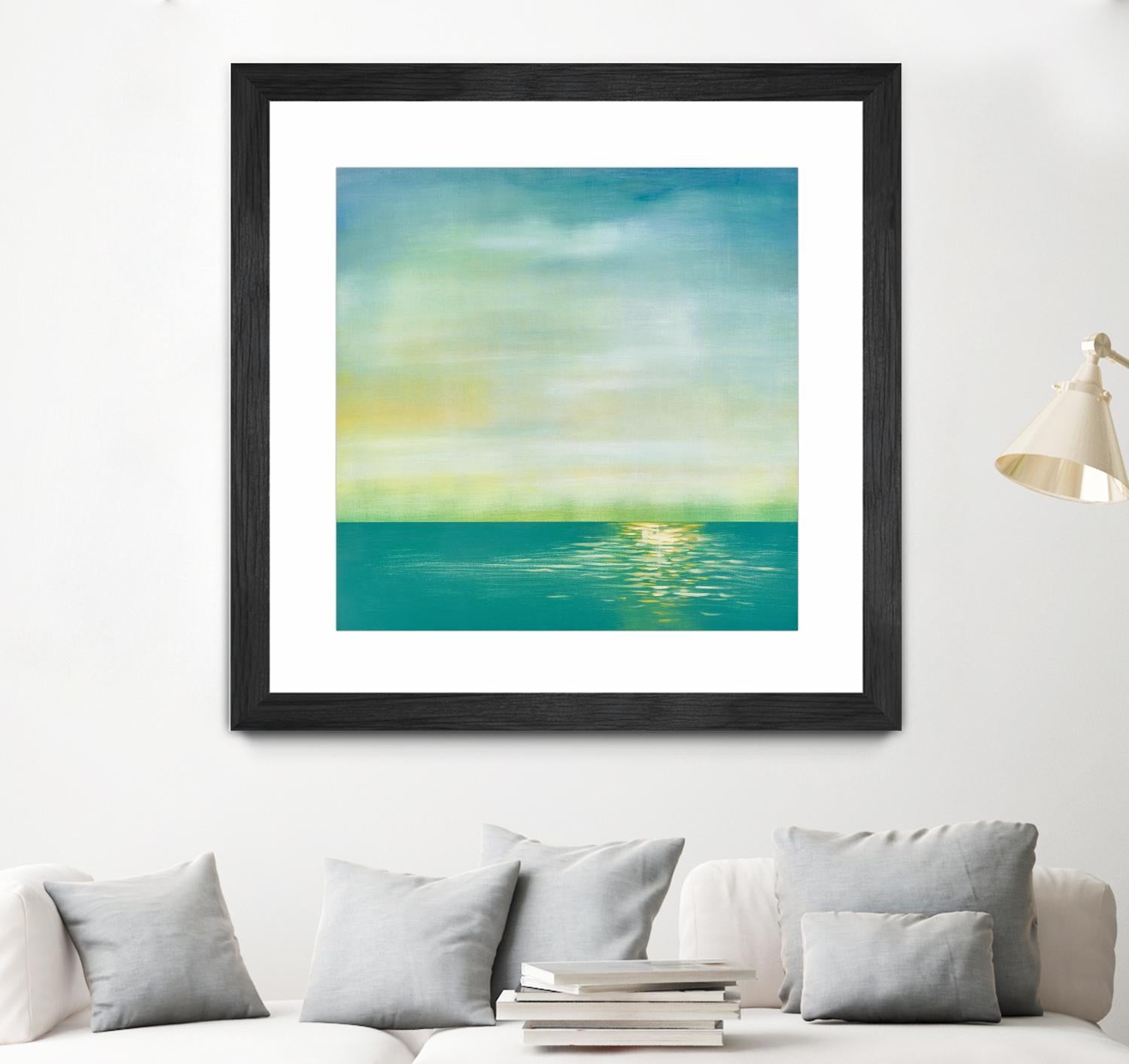 Tranquil 1 by Horton, Adam Horton on GIANT ART - blue landscapes transitional