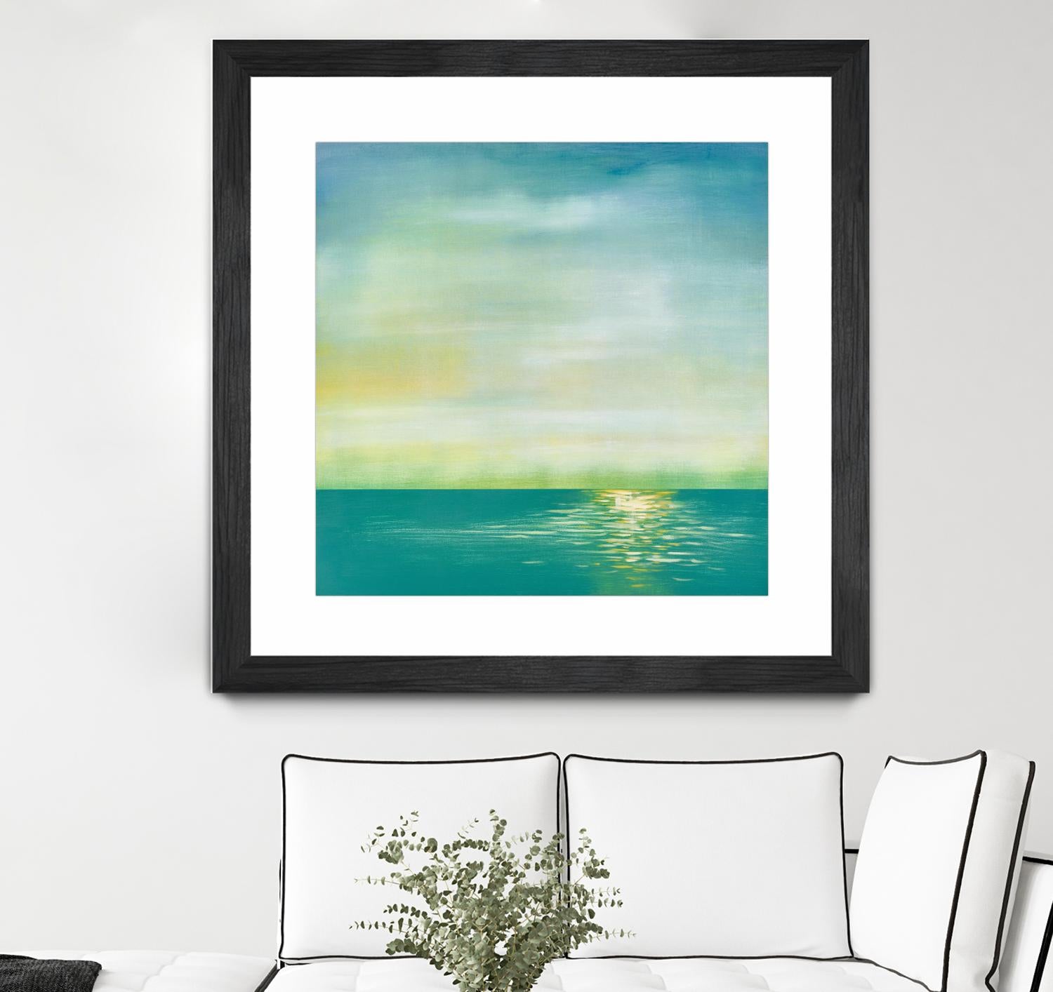 Tranquil 1 by Horton, Adam Horton on GIANT ART - blue landscapes transitional