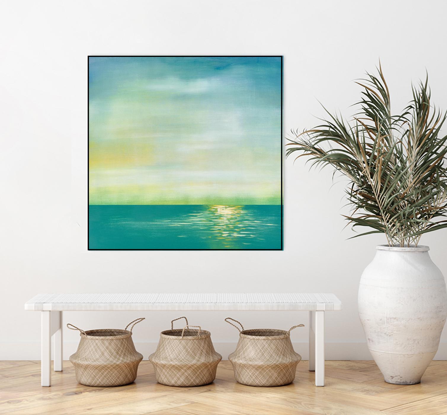 Tranquil 1 by Horton, Adam Horton on GIANT ART - blue landscapes transitional