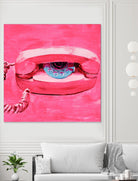 Hello 1 by PC Ngo on GIANT ART - blue contemporary