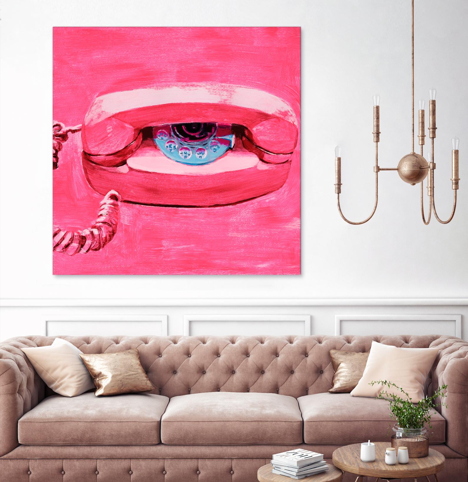 Hello 1 by PC Ngo on GIANT ART - blue contemporary