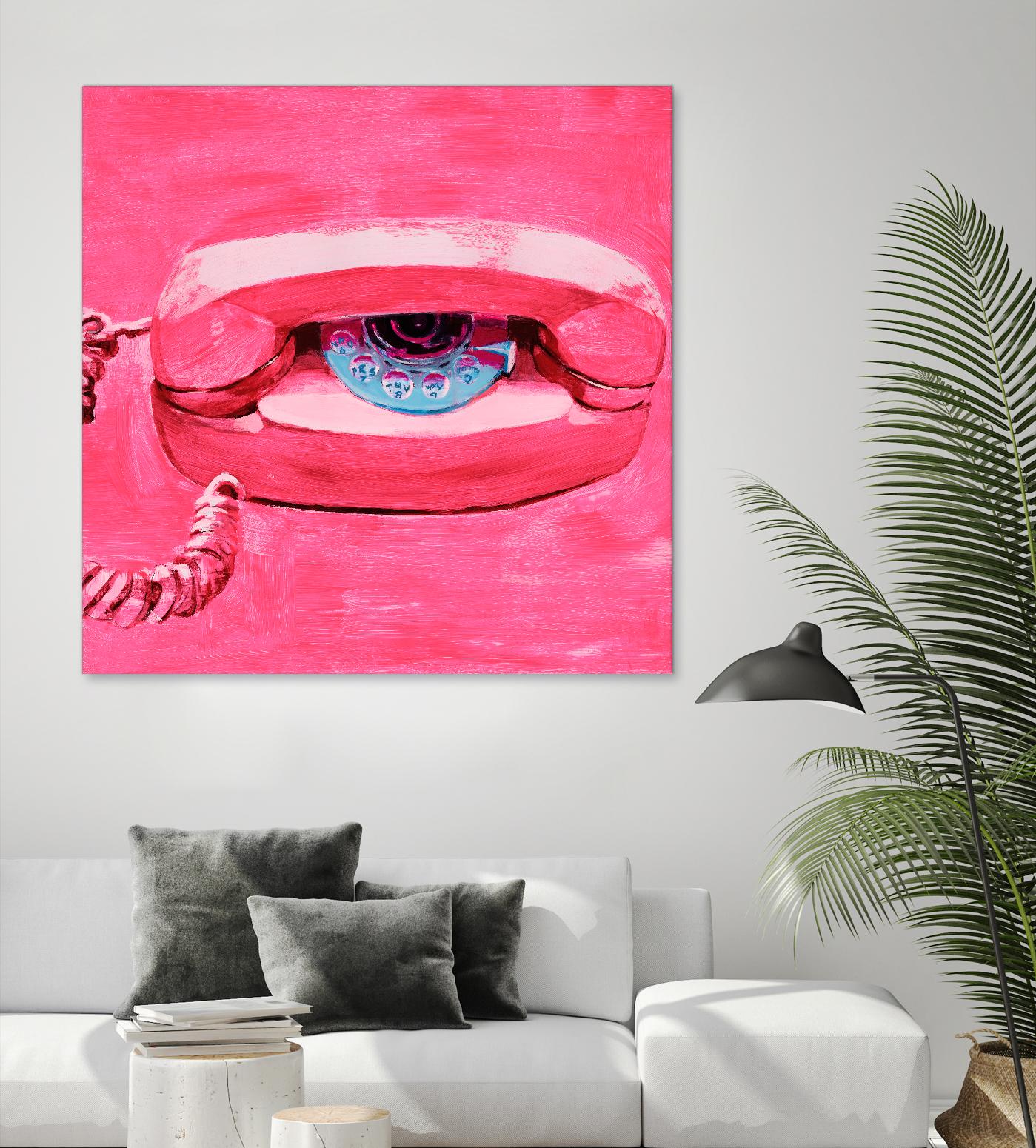 Hello 1 by PC Ngo on GIANT ART - blue contemporary